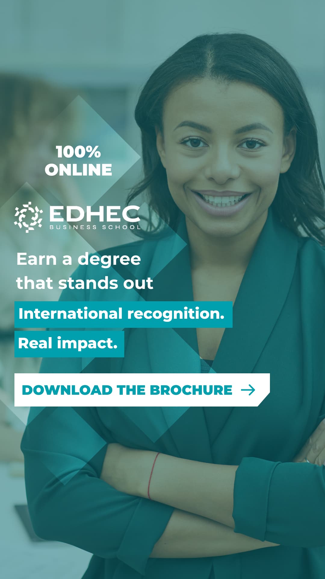EDHEC Online ad creative, July 2026
