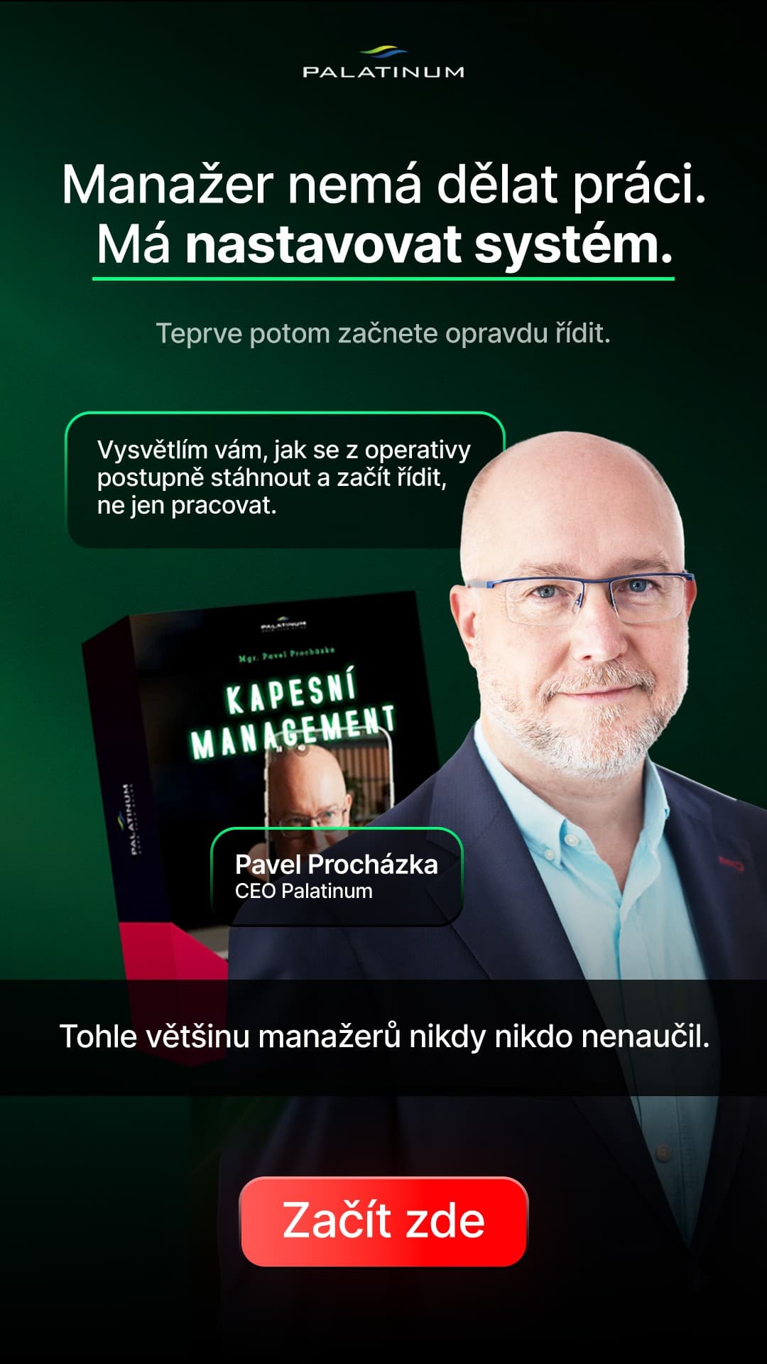 Facebook ad by Pavel Procházka