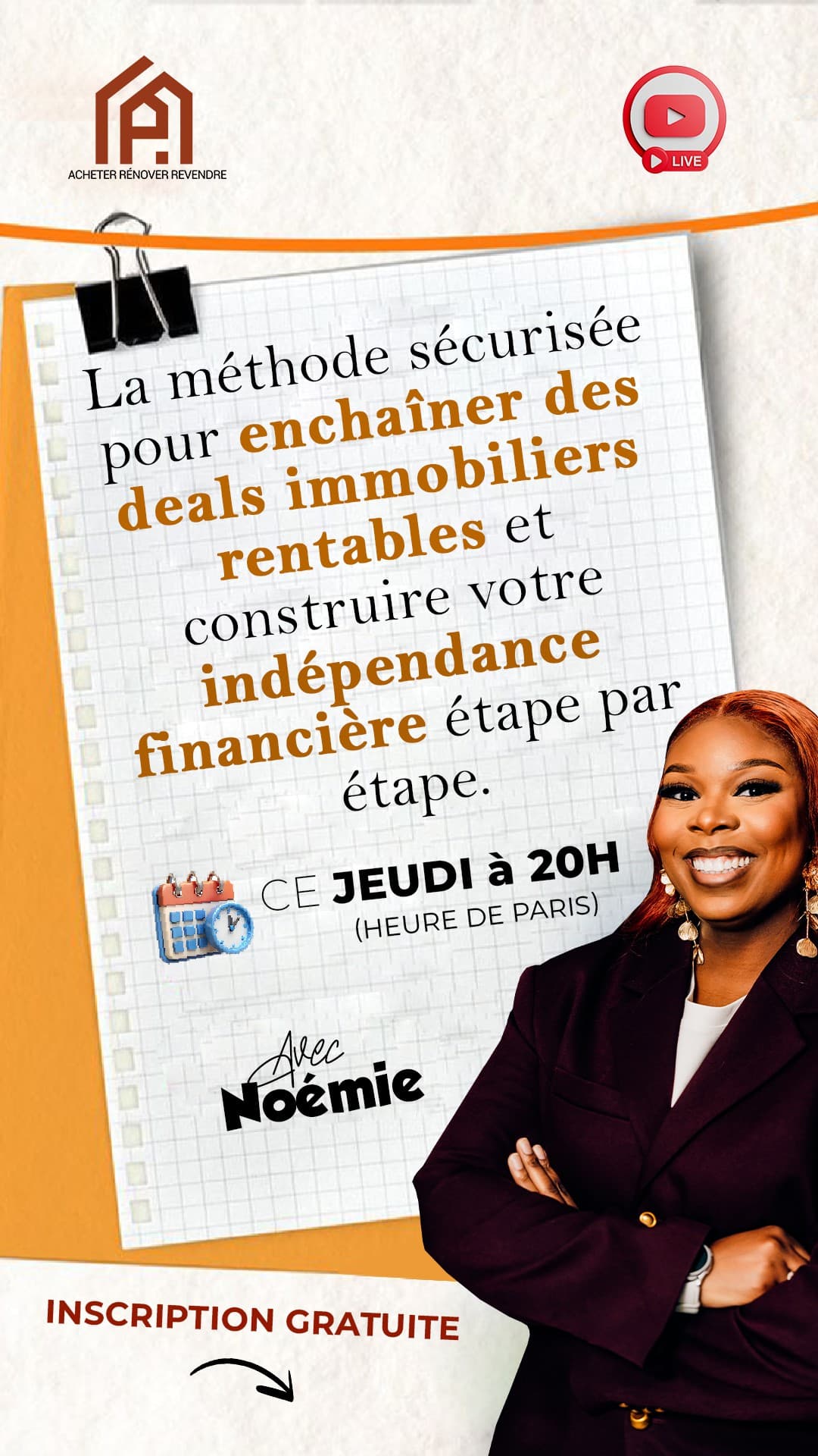 Noemie M ad creative, April 2026