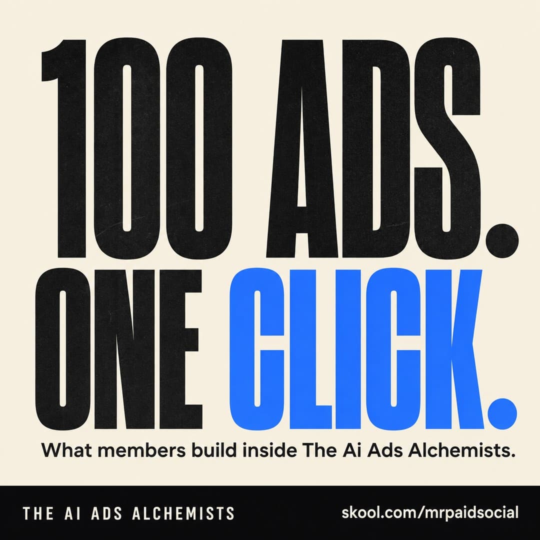 Mr. Paid Social ad creative, July 2026