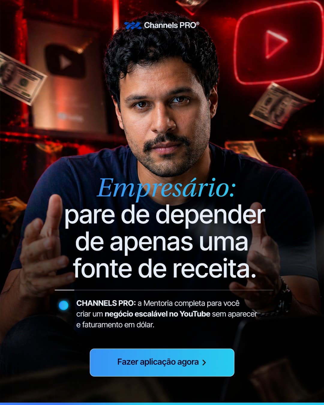 Facebook ad by Canais Anônimos