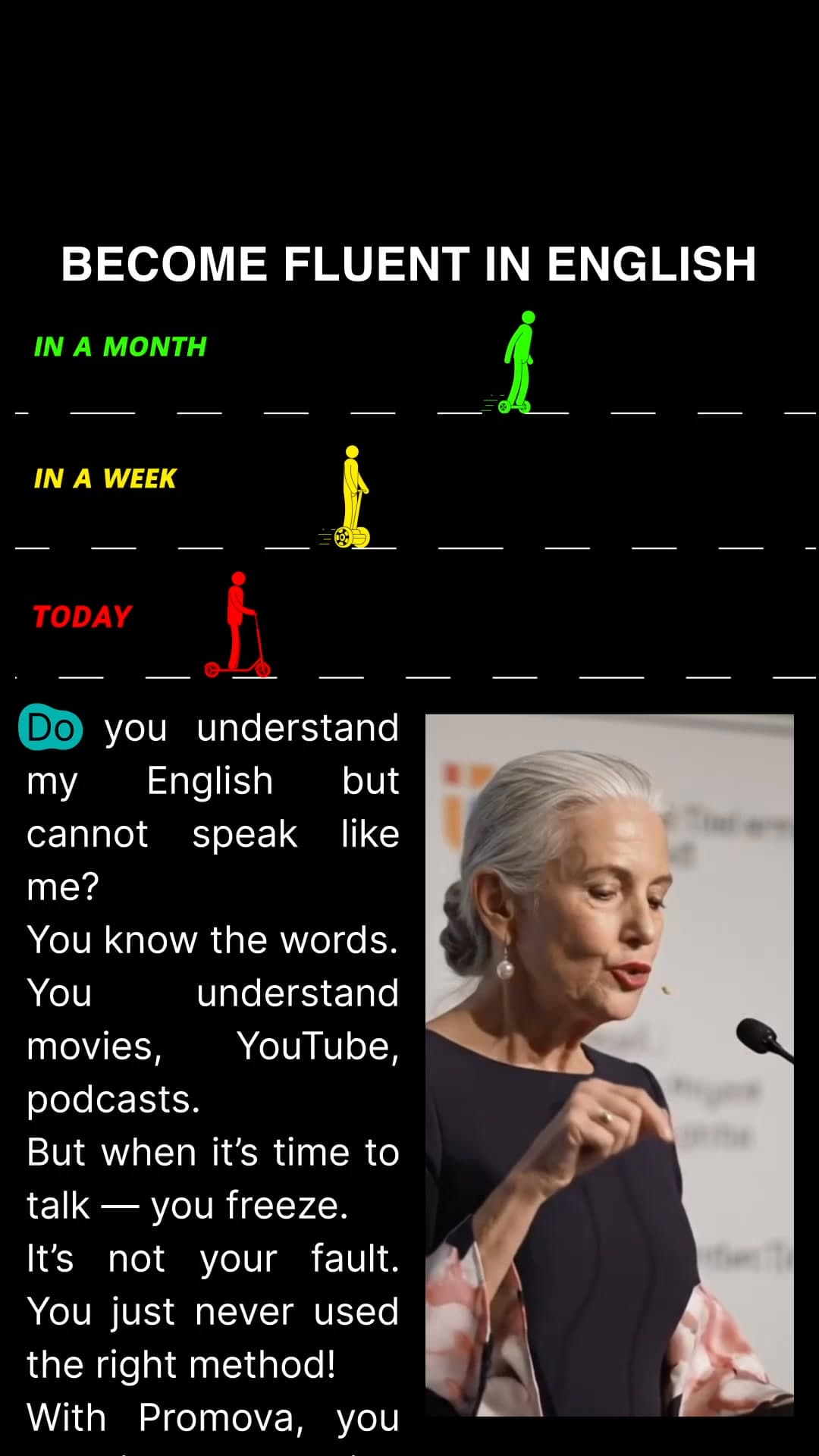 Boost Your English ad creative, June 2026