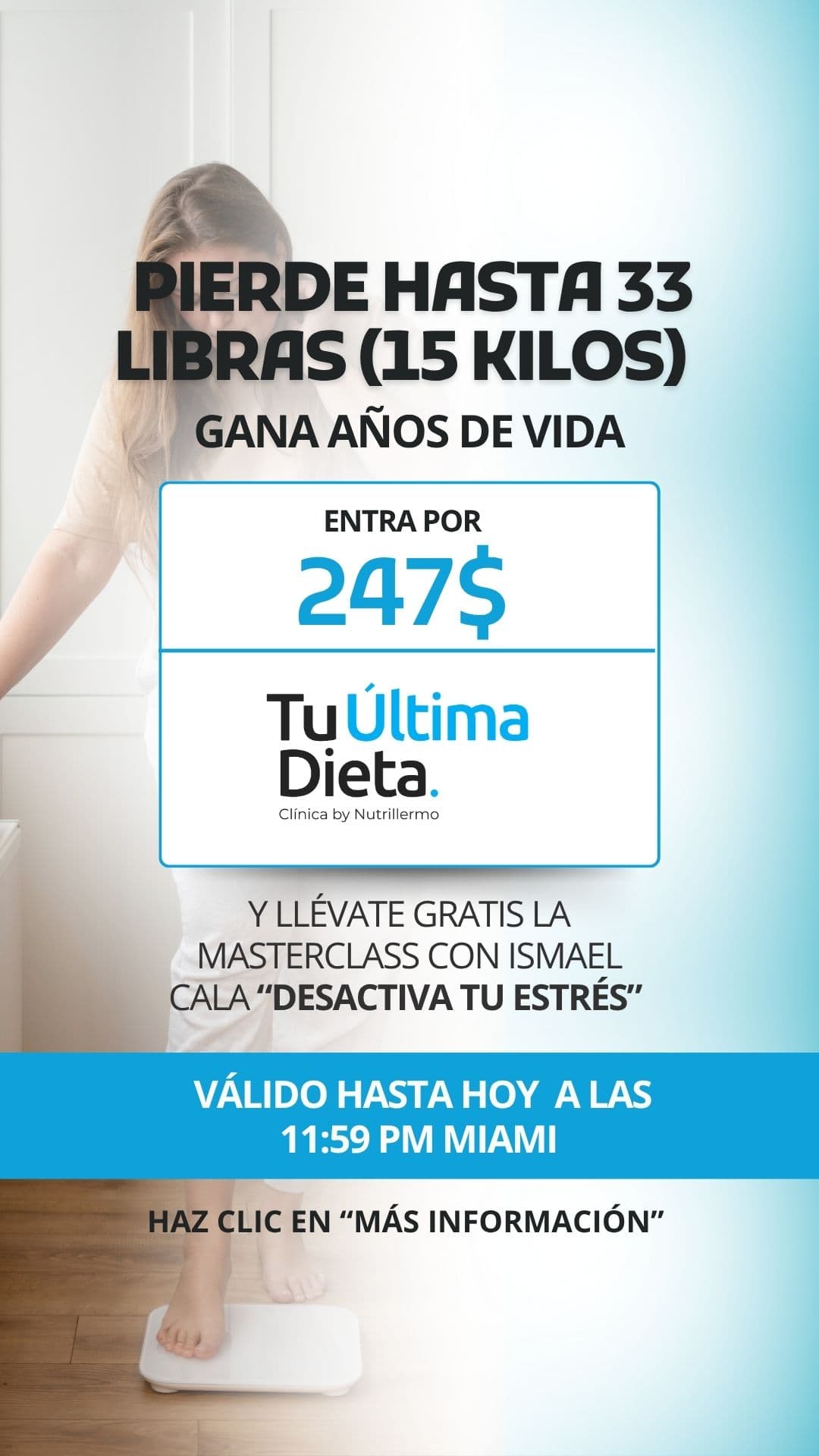 Ad by Dr. Guillermo Rodríguez Navarrete that leads to this funnel