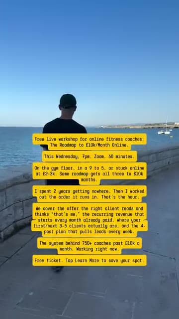 Thecoachestrayner ad creative, June 2026