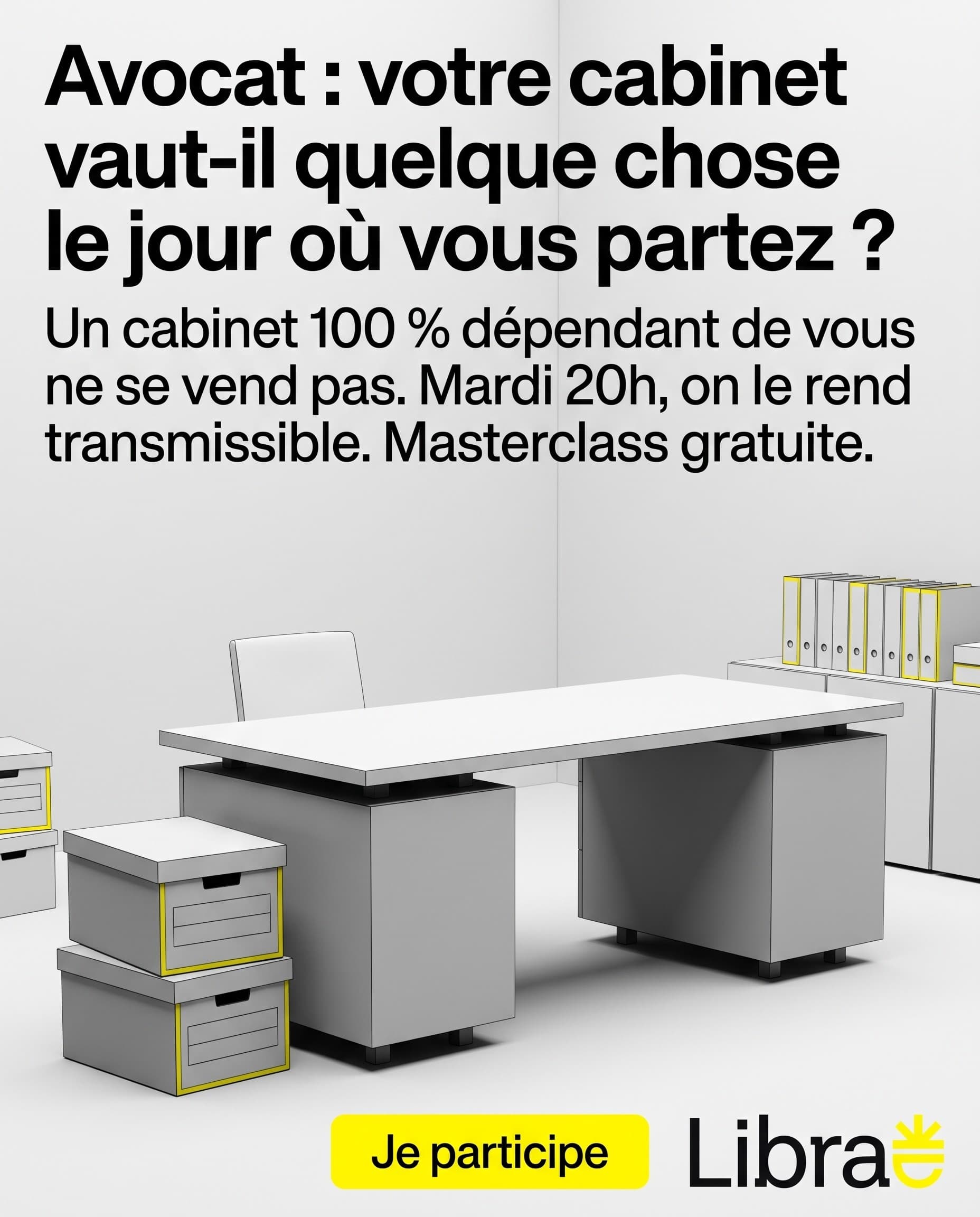 Librae - Entrepreneurs Libéraux ad creative, July 2026