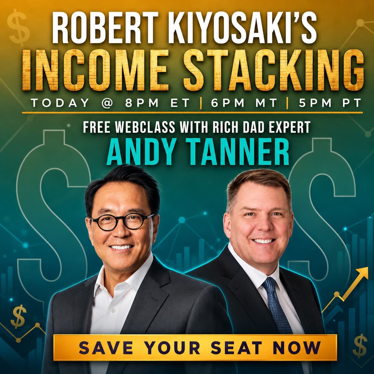 Robert Kiyosaki ad creative, July 2026