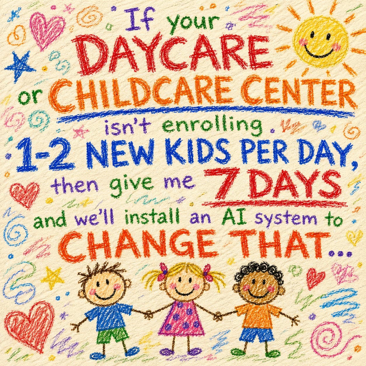 ScaleDaycares ad creative, June 2026