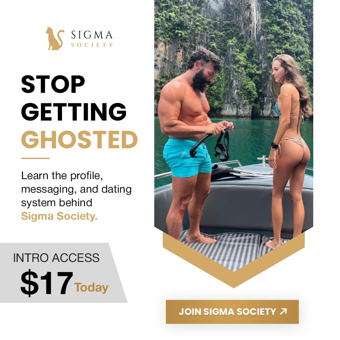 Sigma Society ad creative, July 2026