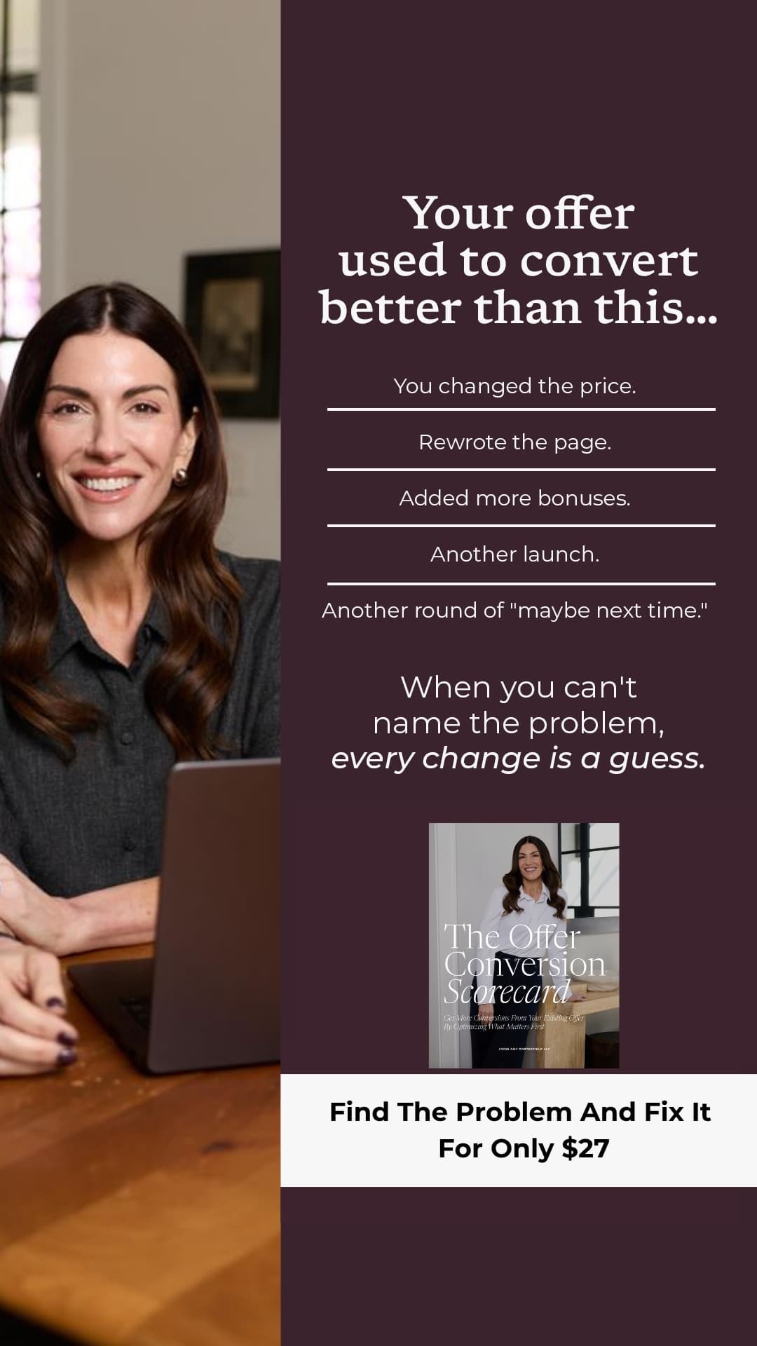 Facebook ad by Amy Porterfield