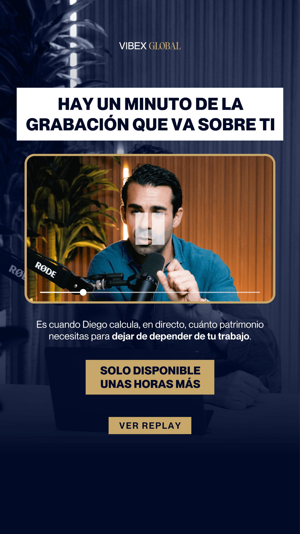 Diego Moya ad creative, July 2026