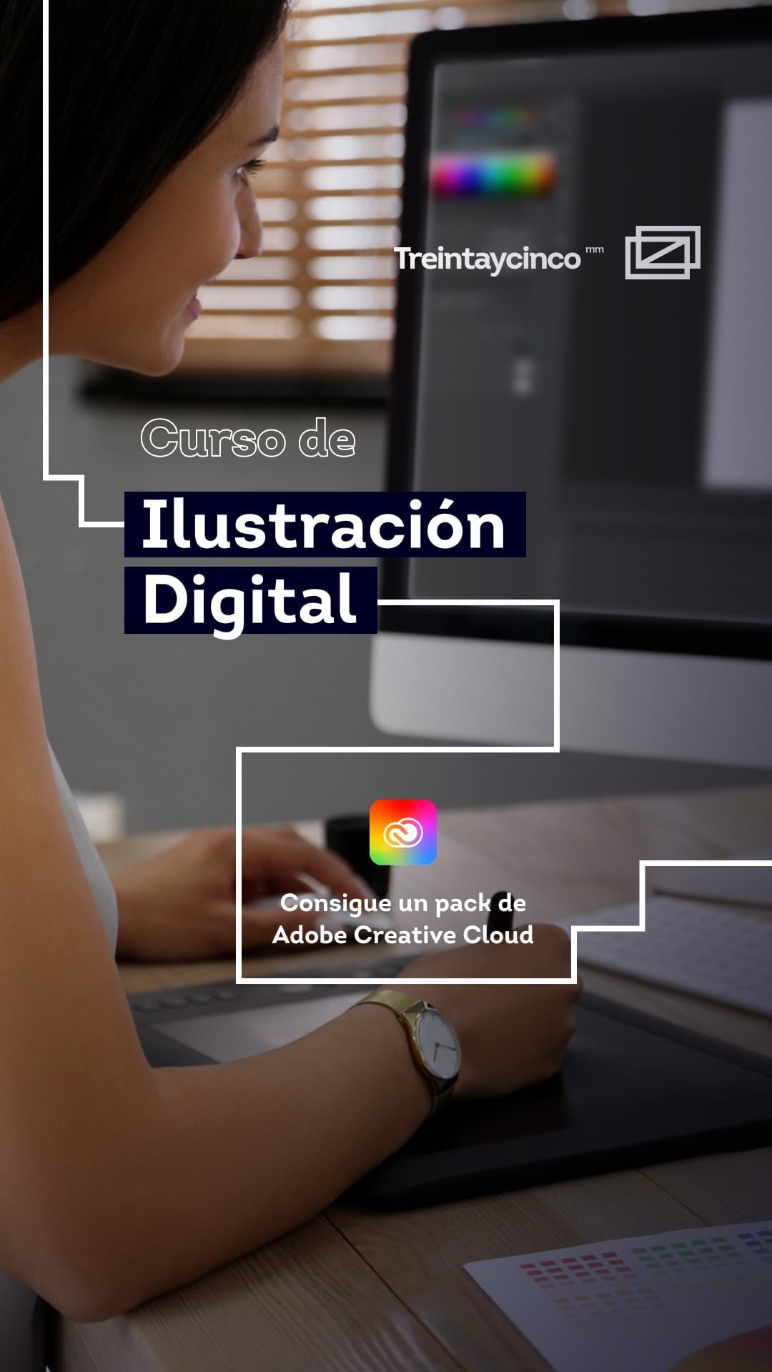 Facebook ad by Treintaycinco mm escuela