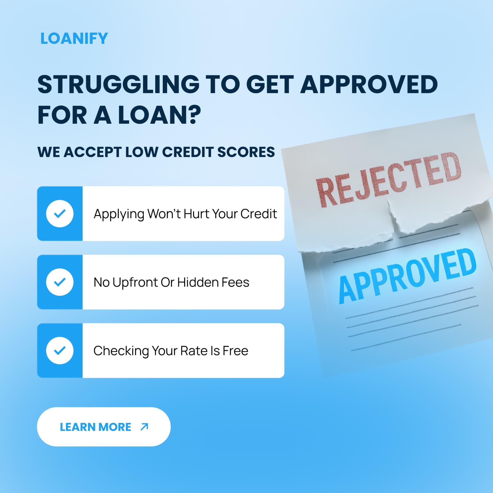 Facebook ad by Loanify