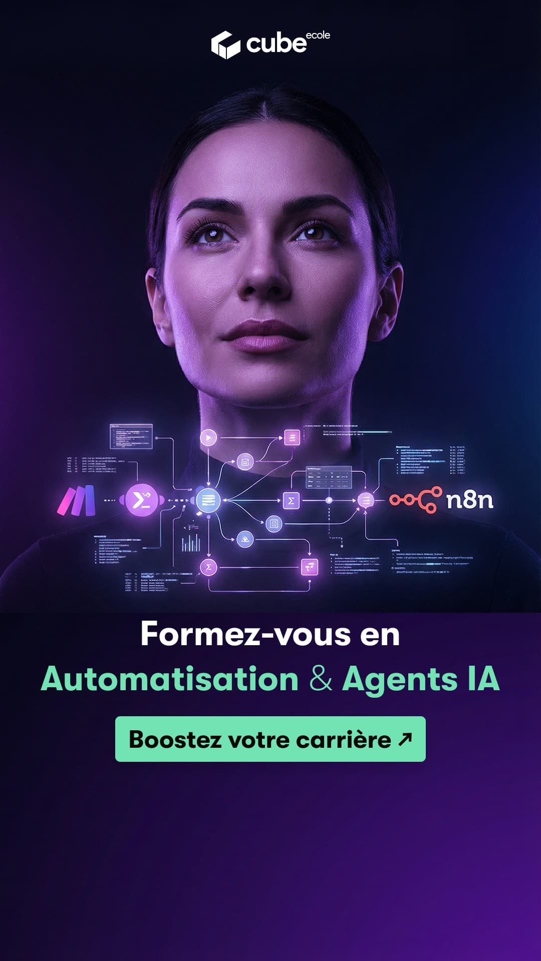 Facebook ad by École Cube