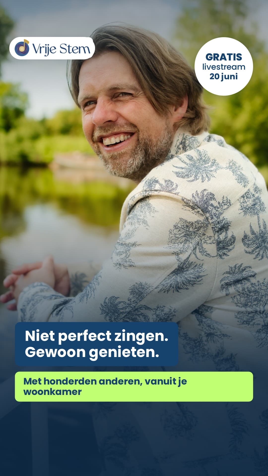Vrije Stem ad creative, June 2026