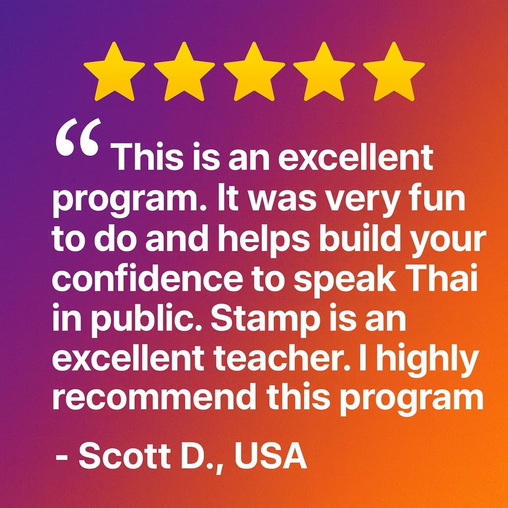 Facebook ad by Fluent Thai With Stamp