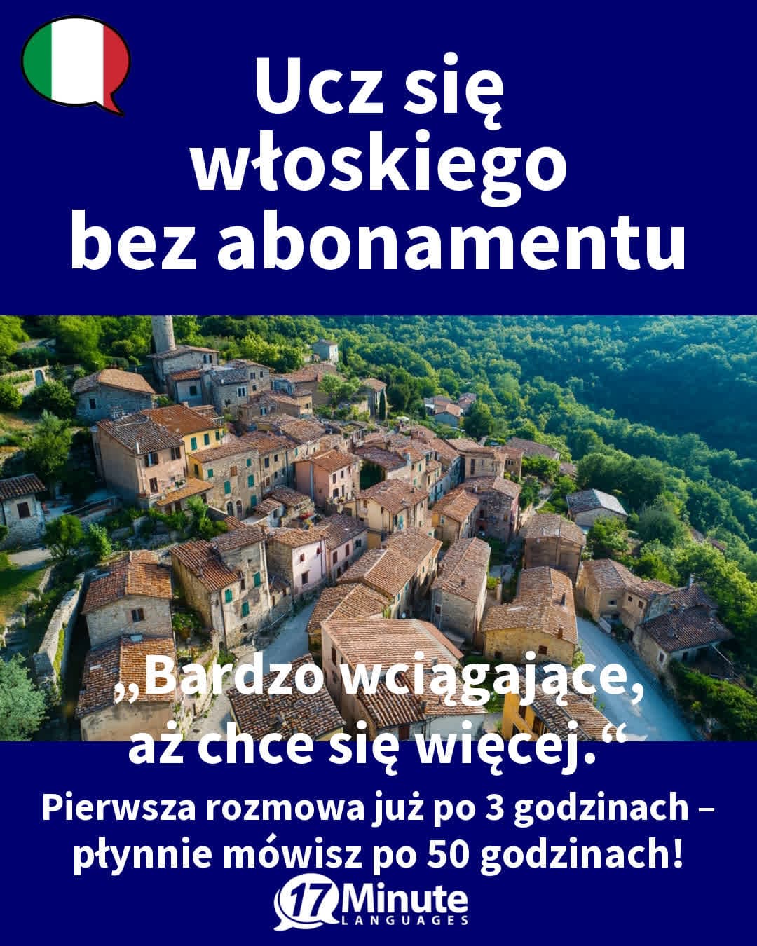 Facebook ad by 17 Minute Languages Polska