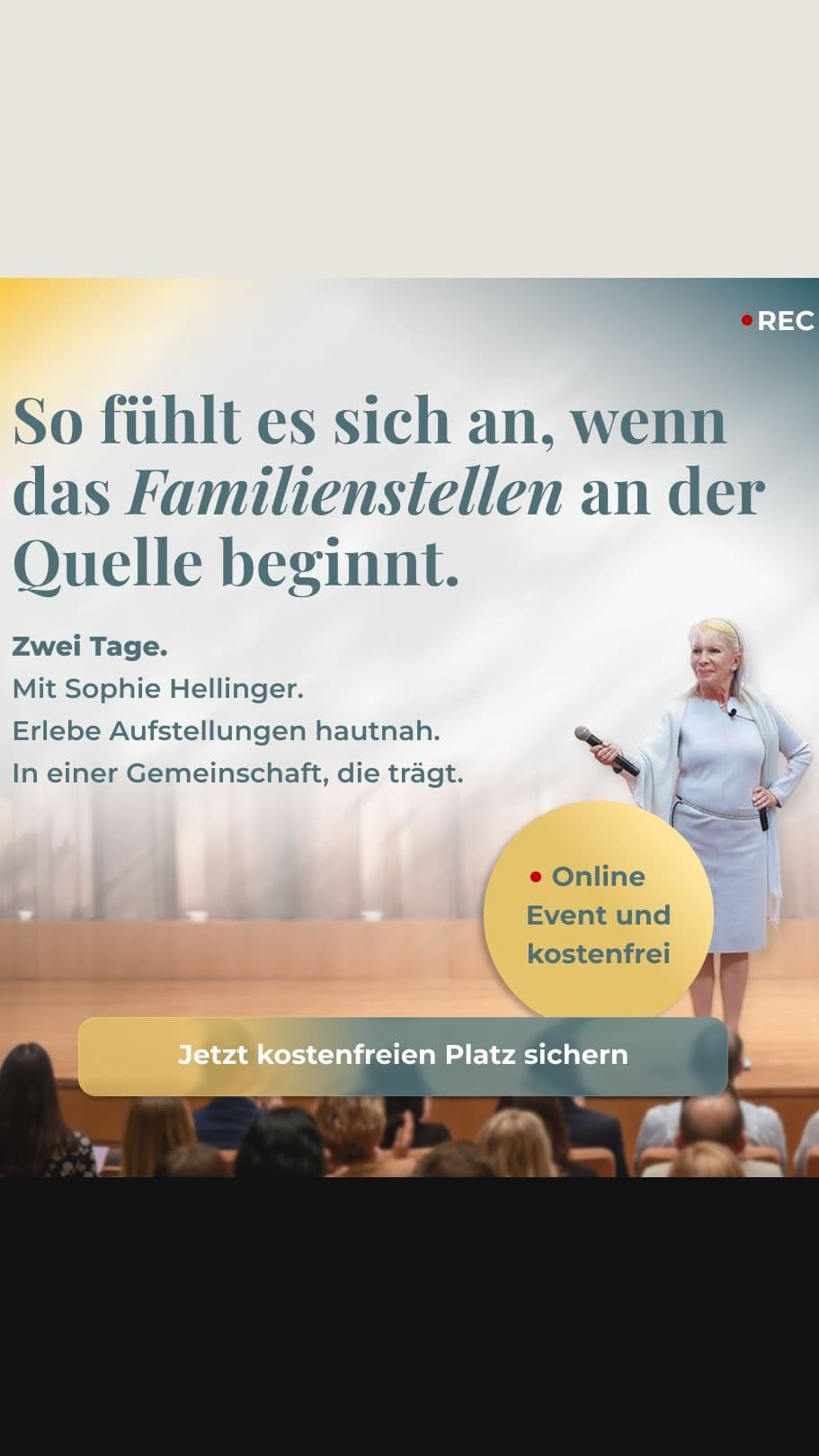 Hellingerschule / Hellinger Sciencia ad creative, July 2026