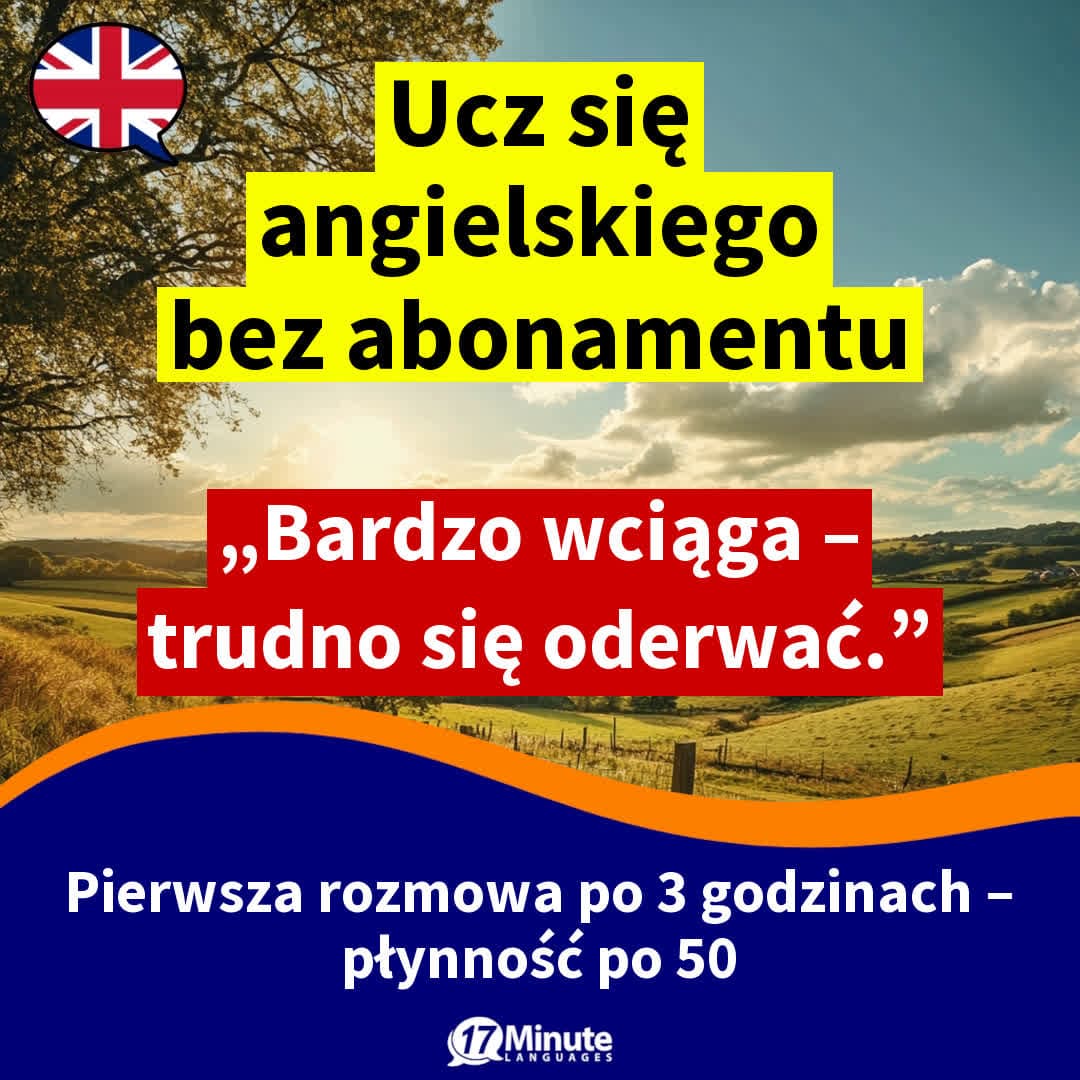 Facebook ad by 17 Minute Languages Polska