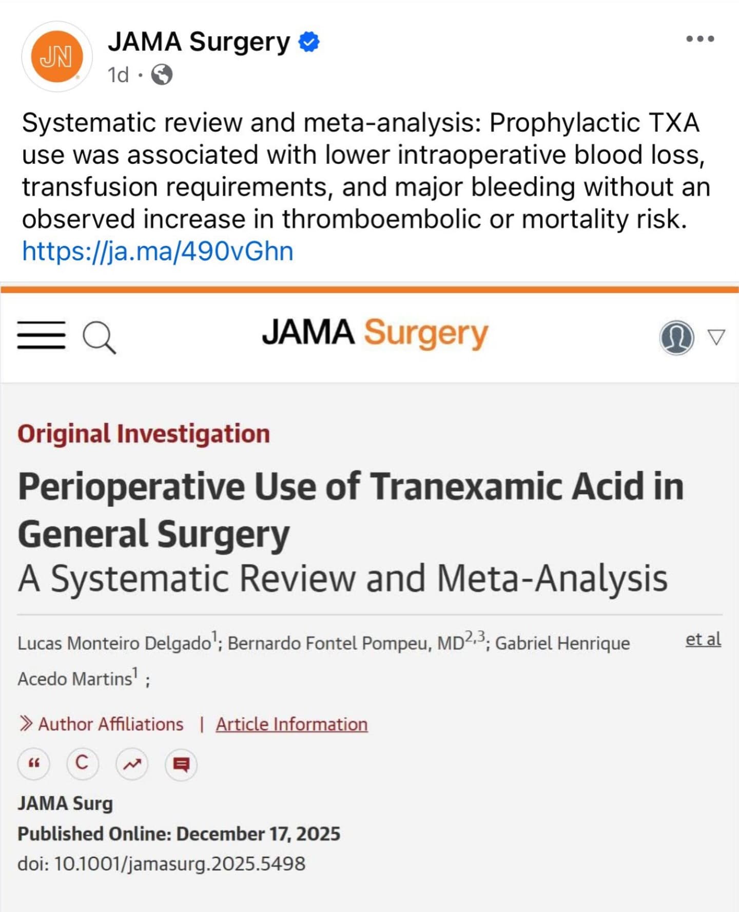 Facebook ad by Meta-Analysis Academy