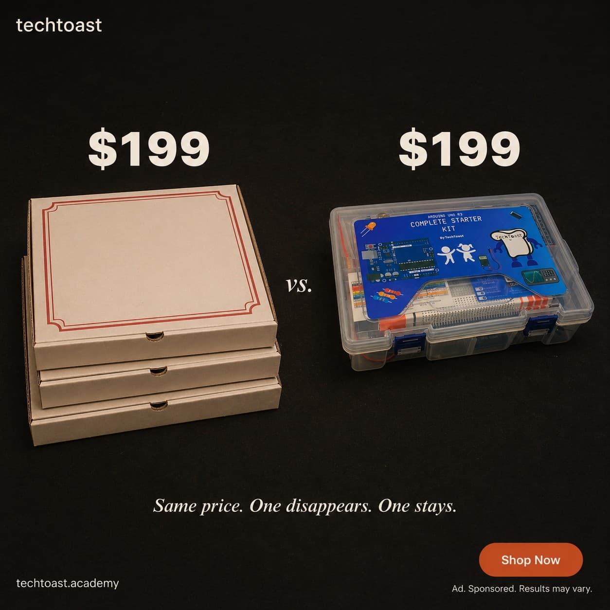 Facebook ad by TechToast Academy
