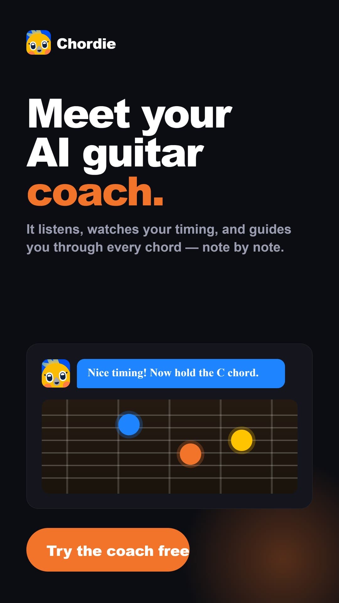 Facebook ad by Chordie - Learn Guitar
