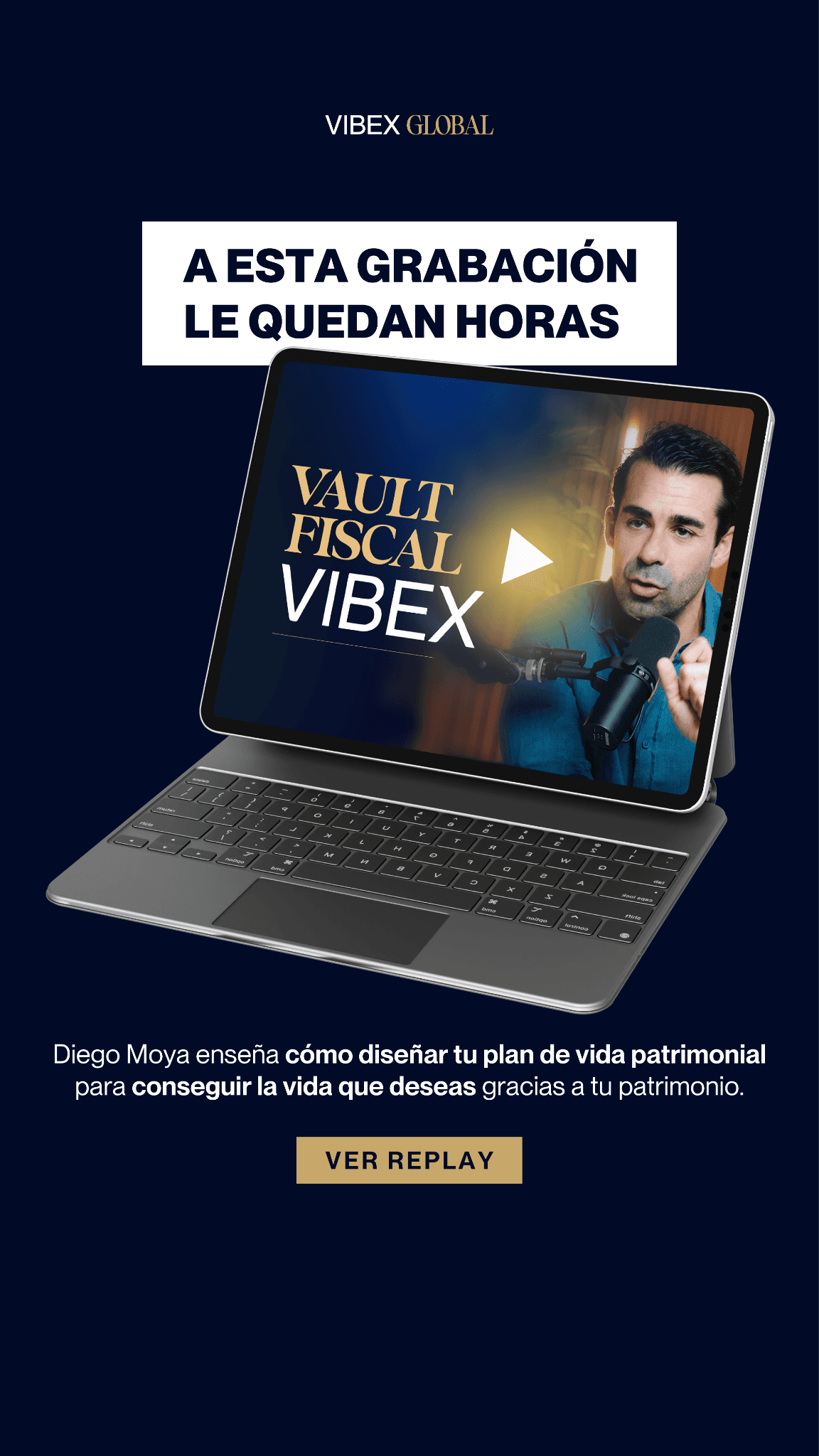 Diego Moya ad creative, July 2026