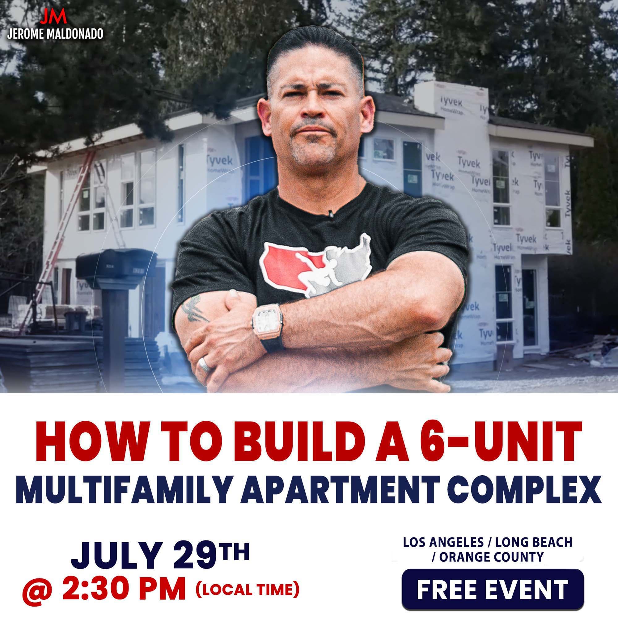 Jerome Maldonado Build Wealth ad creative, July 2026