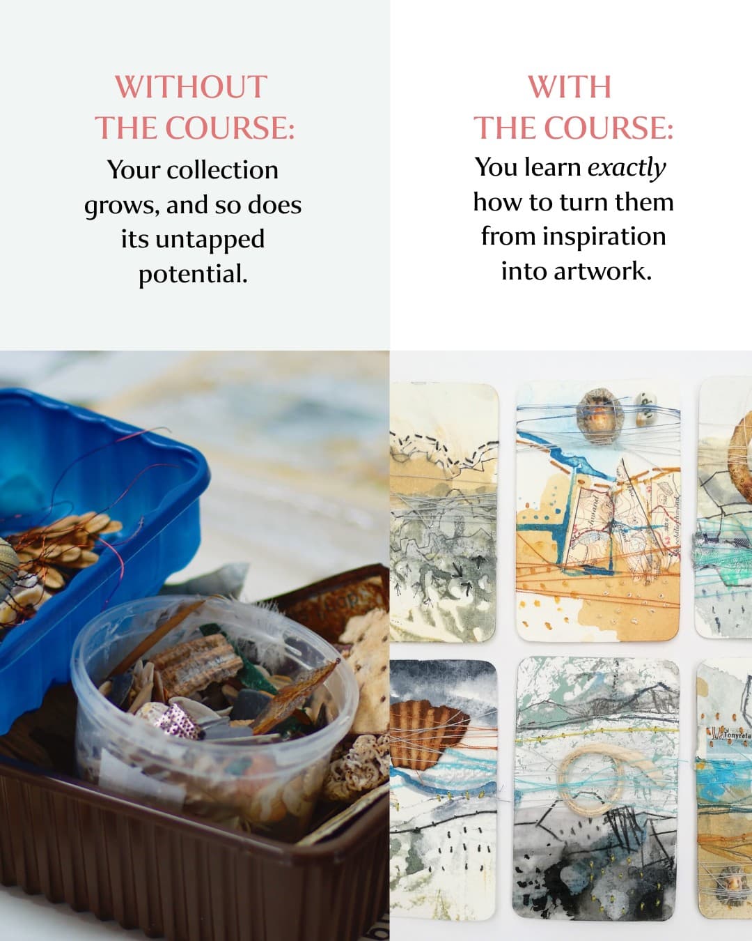 Take Two Art Courses ad creative, July 2026