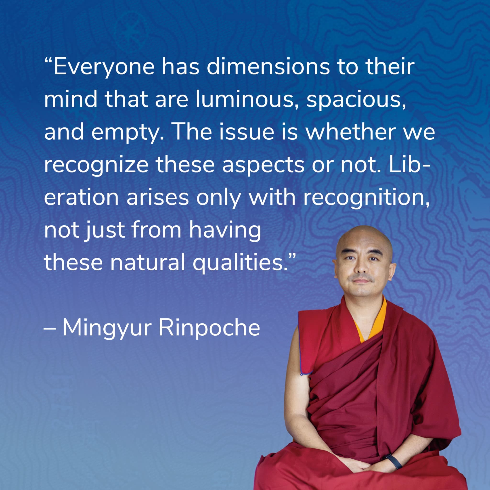 Tergar Meditation Community ad creative, July 2026