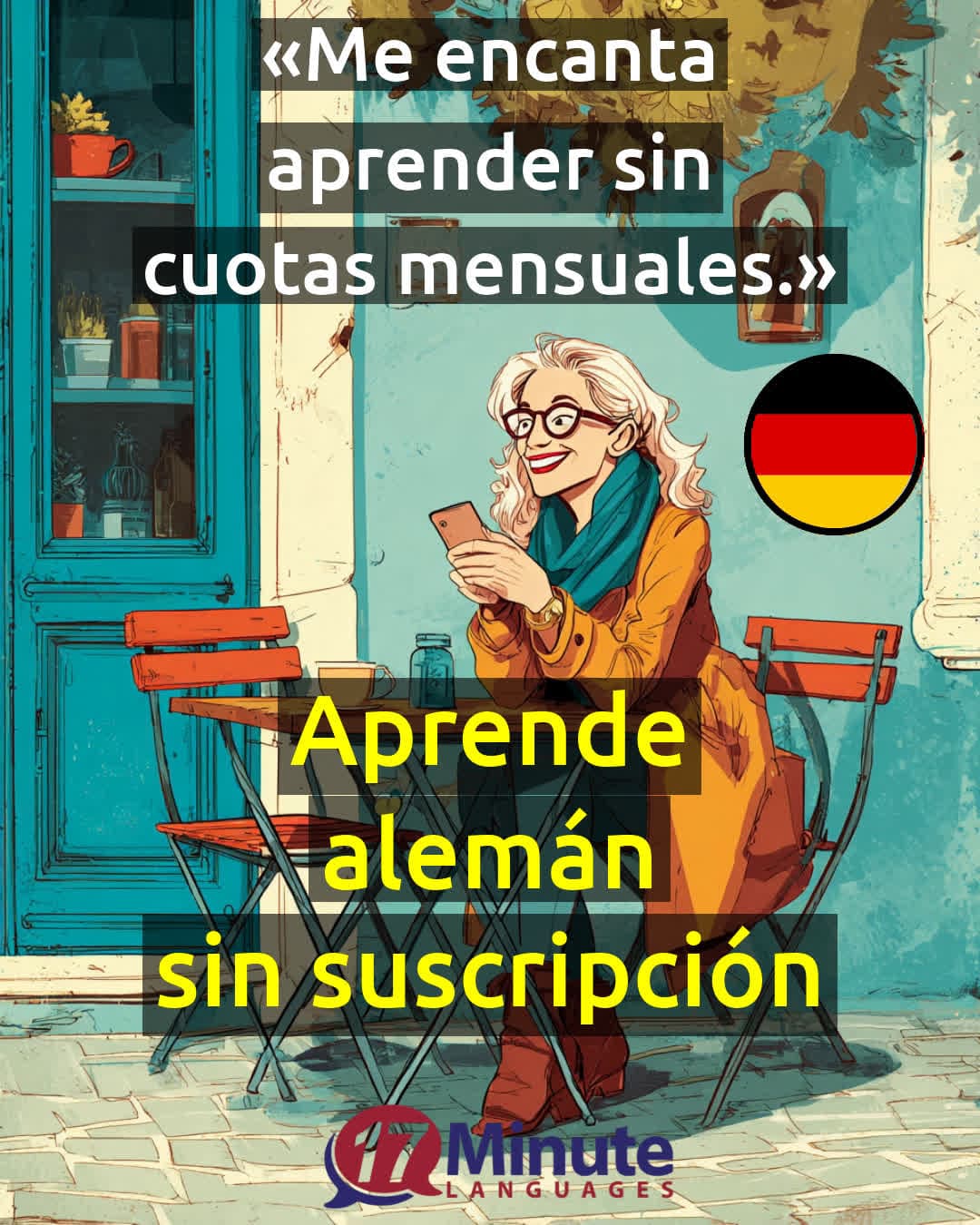 17 Minute Languages España ad creative, July 2026