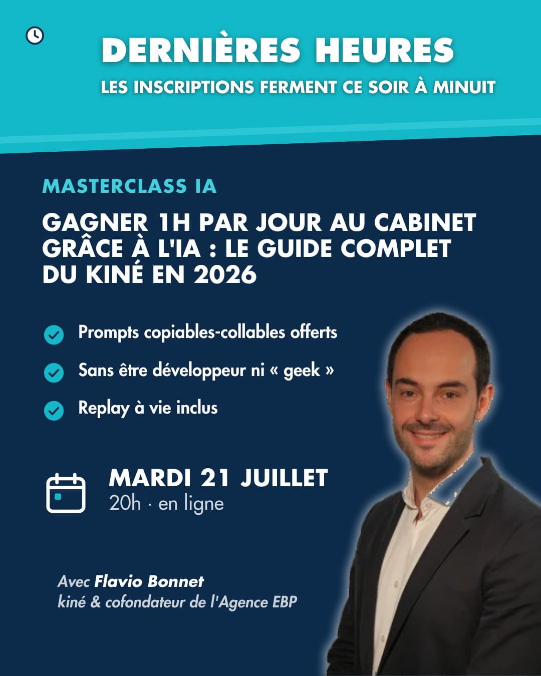 Agence EBP ad creative, July 2026