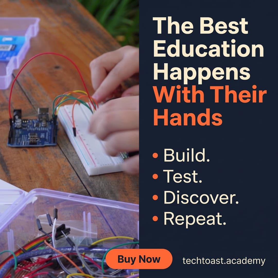 TechToast Academy ad creative, July 2026