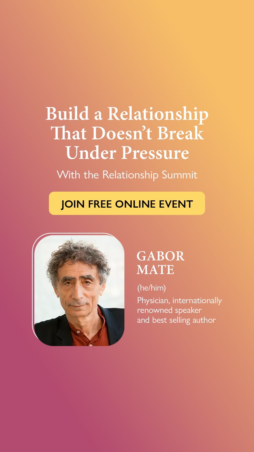 Ad by Terry Real - Relational Life Institute