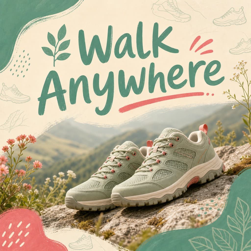 100 Walks ad creative, July 2026