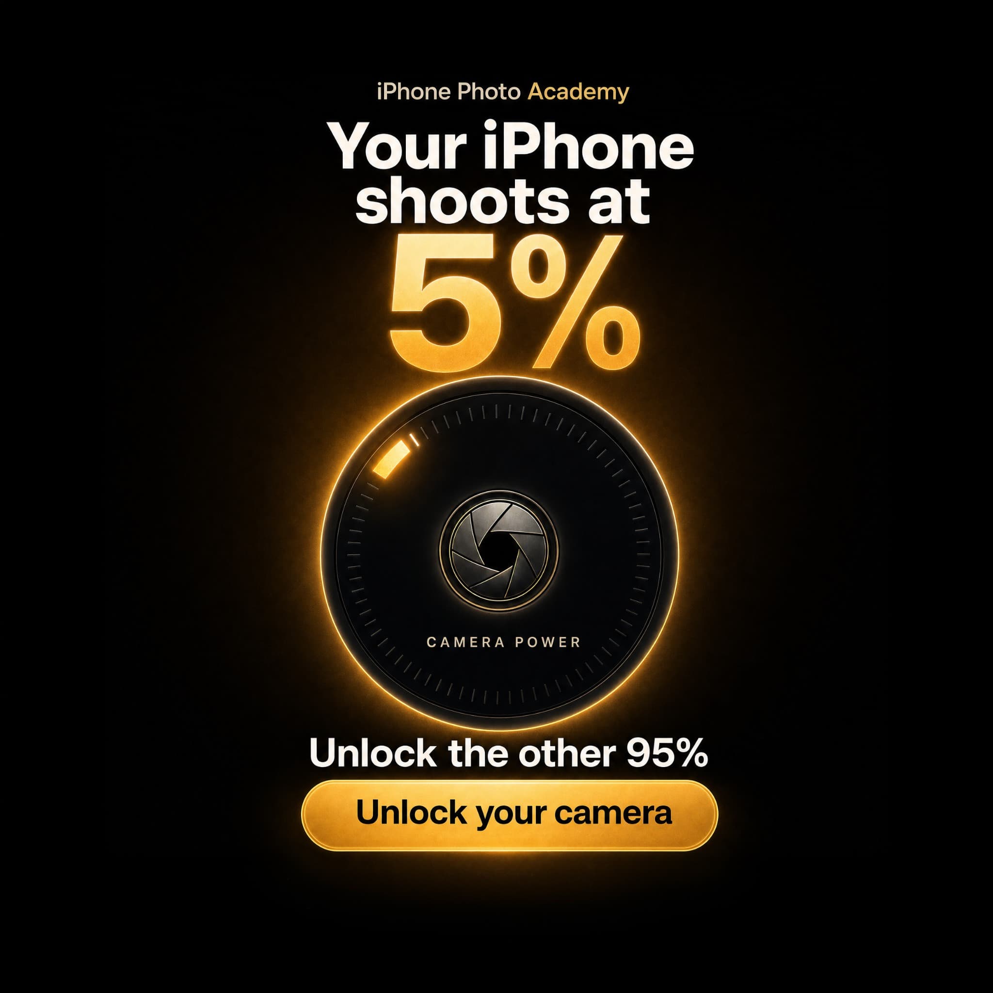 iPhone Photography School ad creative, July 2026