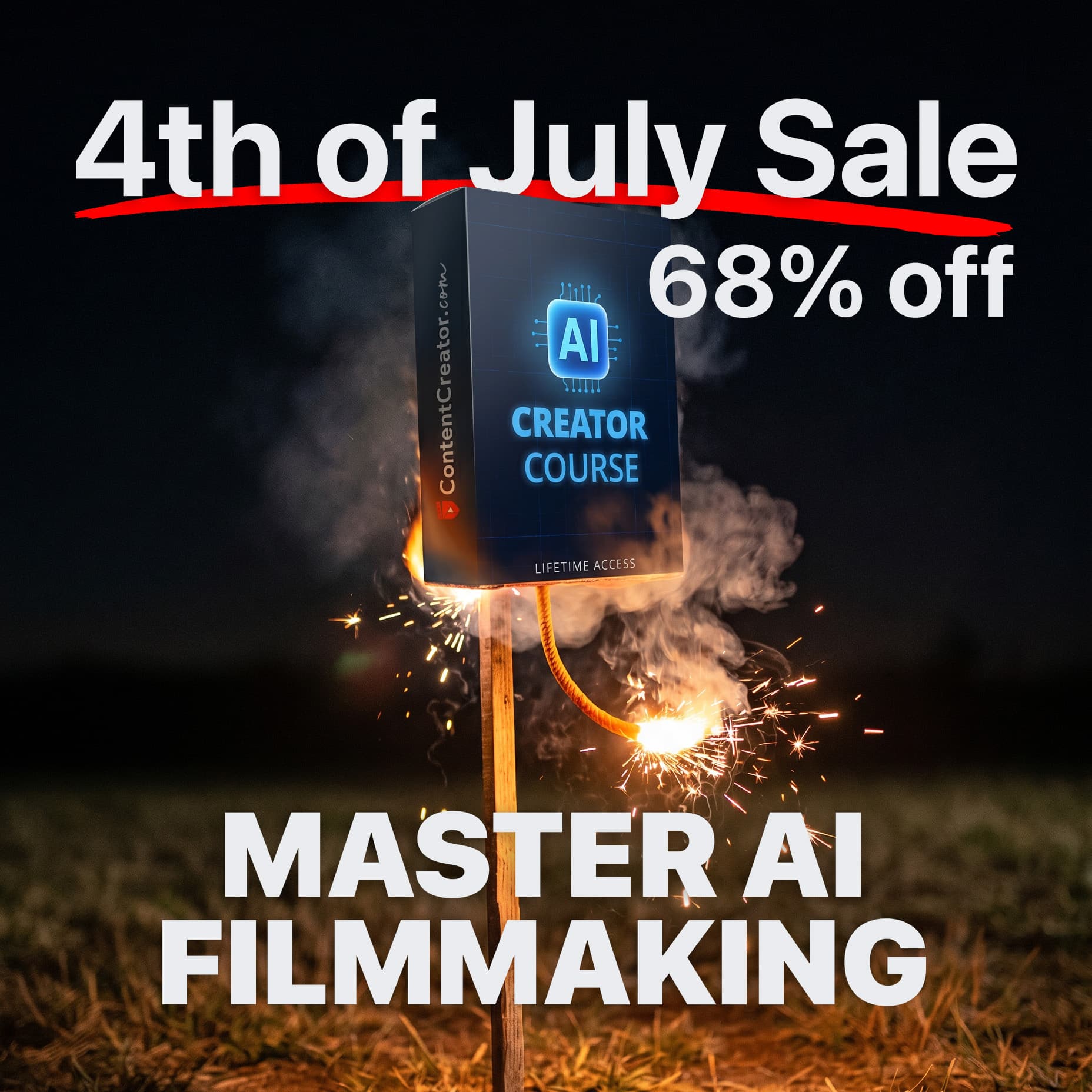 Content Creator.com ad creative, July 2026