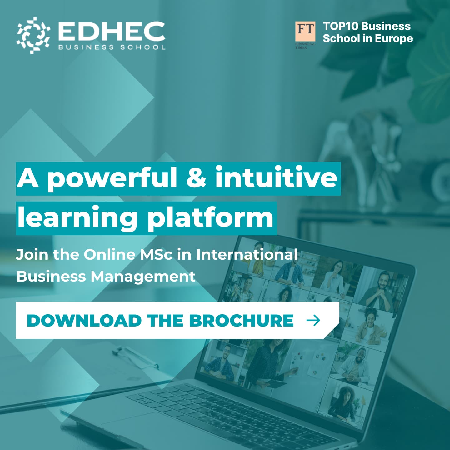 EDHEC Online ad creative, July 2026