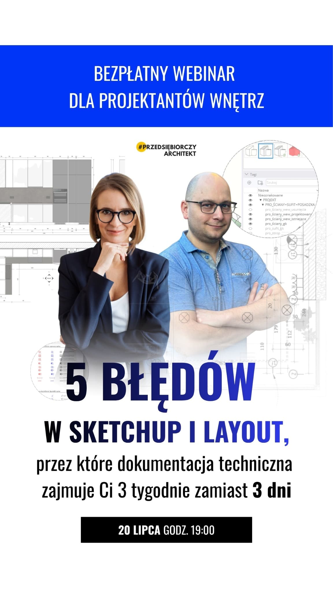 Przedsiebiorczy Architekt ad creative, July 2026