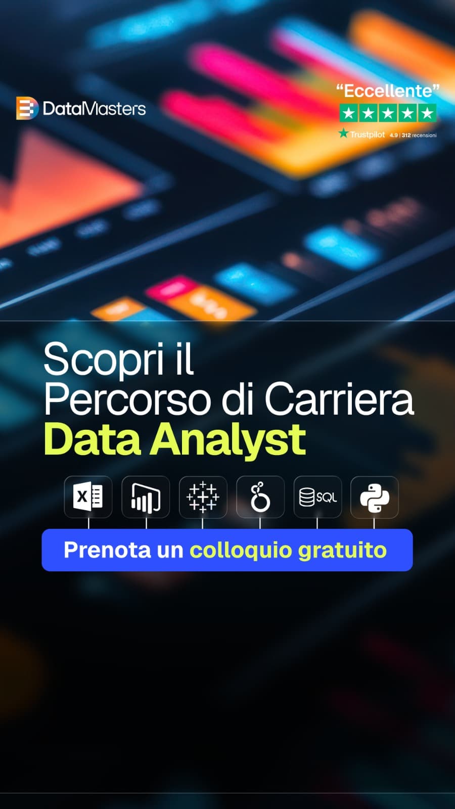 DataMasters.it ad creative, July 2026